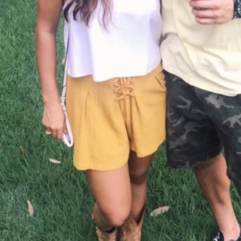 Gold shorts